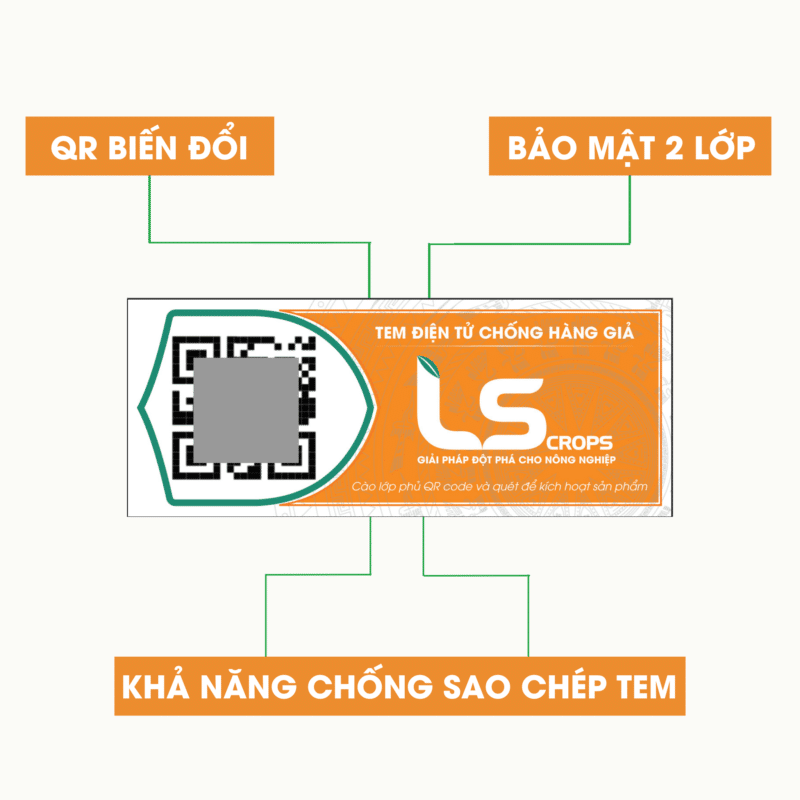 tem chống hàng giả ls crop có khả năng chống sao chép tem