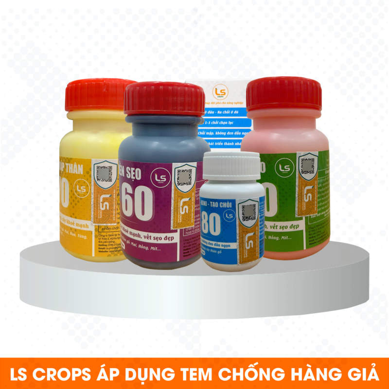 ls crops áp dụng tem chống hàng giả với công nghệ bảo mật đa lớp