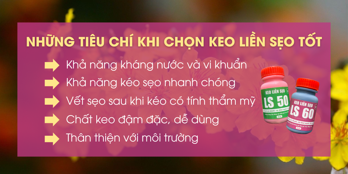 những tiêu chí khi chọn keo liền sẹo cho cây tốt