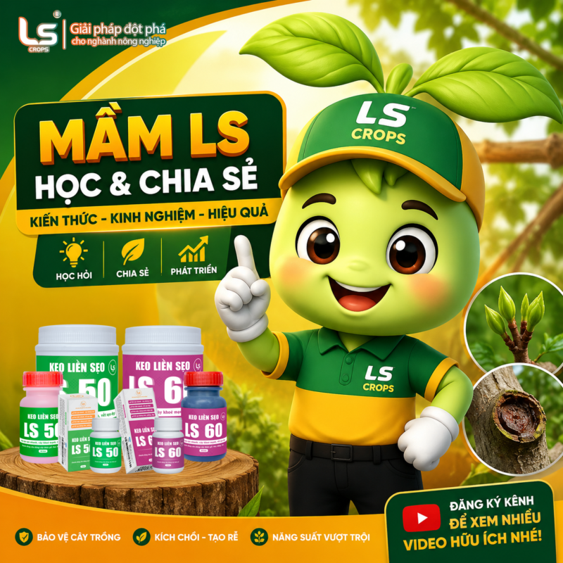 Mầm cây LS CROPS chia sẻ, học hỏi kiến thức và kinh nghiệm về nông nghiệp cây trồng